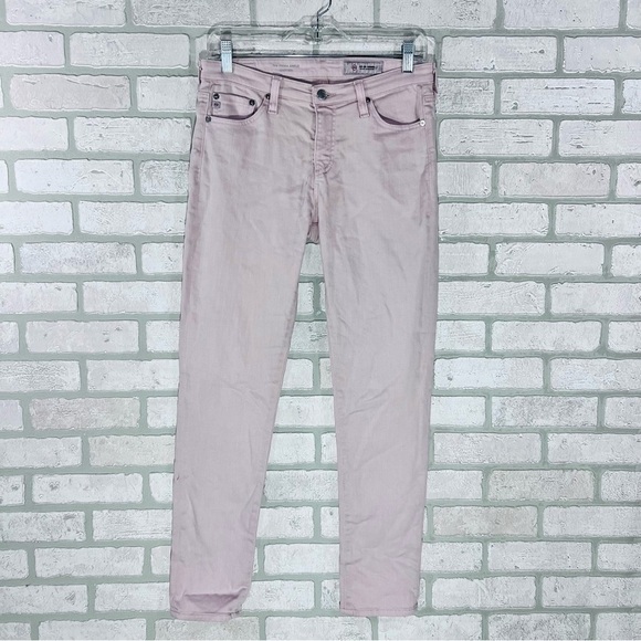 AG The Prima Cigarette Ankle Jeans in Blush Size 28 - Picture 6 of 10